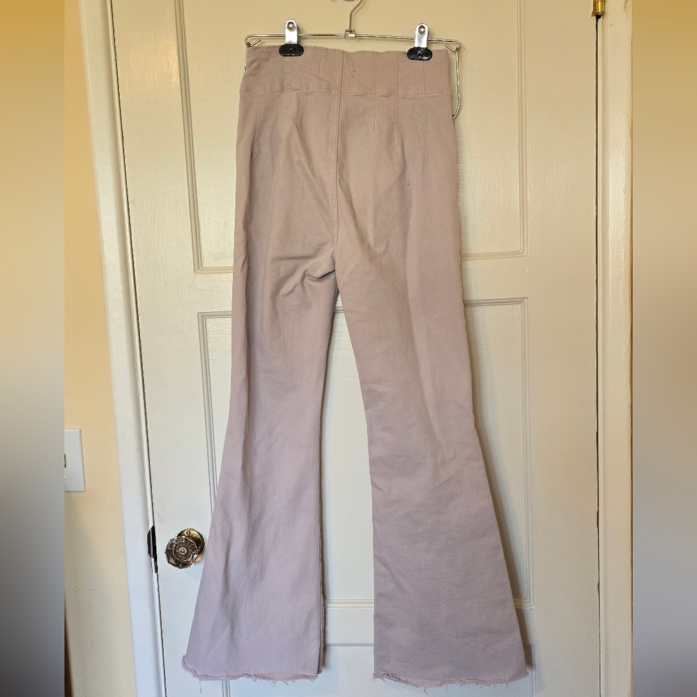Free People Light Purple Flare Jeans - Picture 7 of 7
